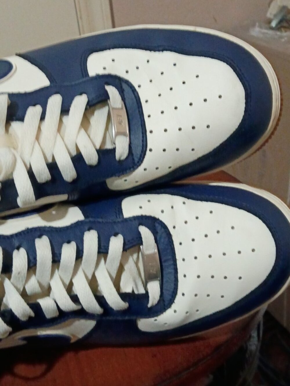 Nike Air Force 1 07 LV8 College Pack Midnight Navy DQ7659-101 Men's Shoes Sz 12 - Picture 14 of 14